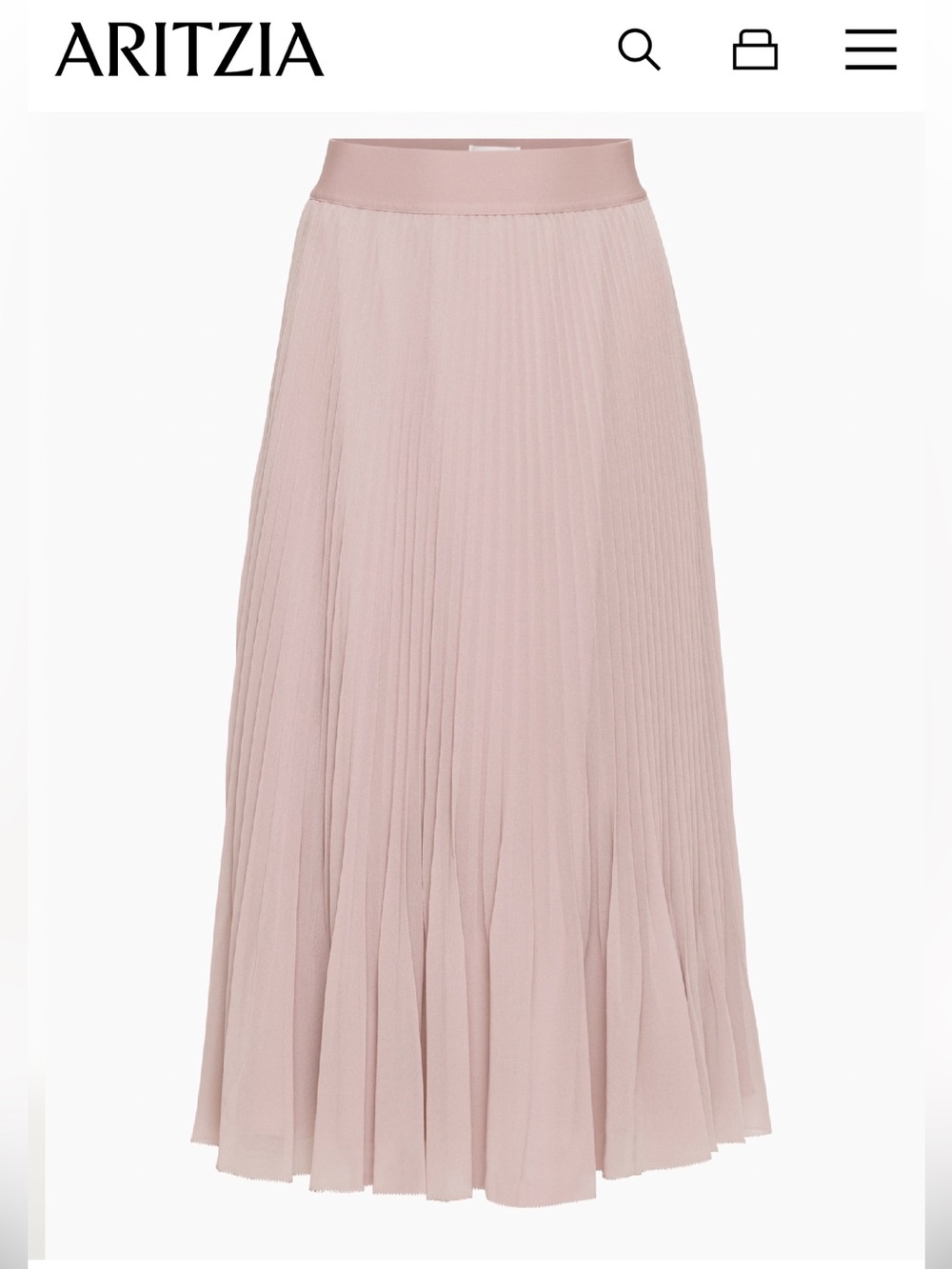 Aritzia Wilfred Twirl Pleated Skirt, Claremont, XS